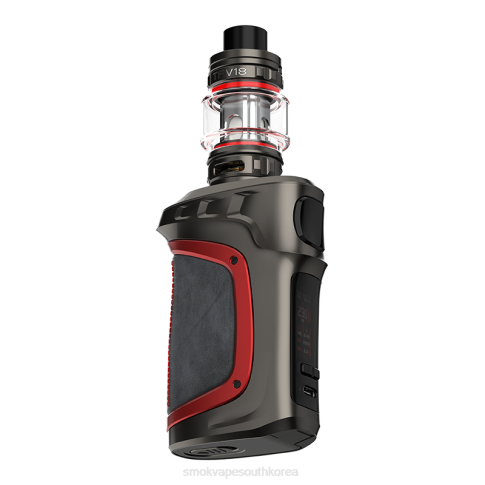 SMOK vape sale - SMOK MAG-18 전부 그레이 레드 가죽 T2BB70
