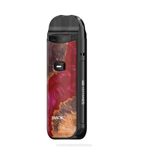 SMOK South Korea - SMOK Nord 50w 키트 빨간색 안정 목재 T2BB163